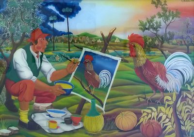 Ritratto al gallo	 - BINCO	GIOVANNI