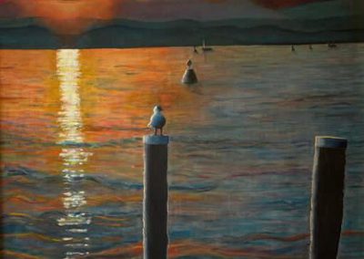 Tramonto a Sirmione ZINETTI FRANCO