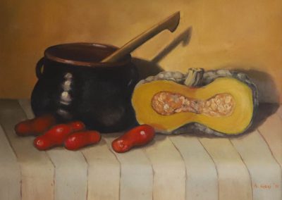"LA VIGILIA (di Natale)	", GOVI ANNA - Pittura