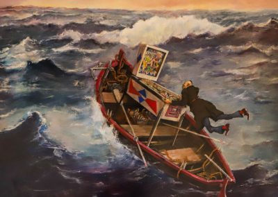 "LO SVAGO DEL PESCATORE", SABBADINI GIANPAOLO - Pittura