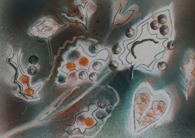 "FOGLIE AL VENTO", CANESTRARI FIORENZA - Ceramica Artistica