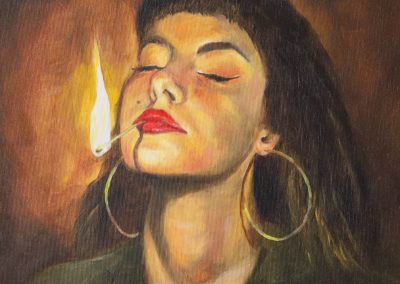 "I'M ON FIRE", SAGGIORO MONICA - Pittura