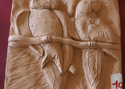 "PAPAGAIO", OHEN YAWEN  PAPAGAIO - Ceramica Artistica