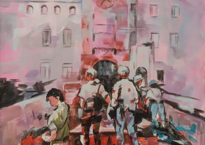 VERSO IL CASTELLO, RICCIARDI MARIA PIA - Pittura