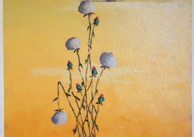 PIANTA DI COTONE - ROBERTI ELIO - PITTURA