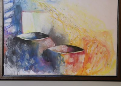 MESCOLANZA DEI COLORI	- FOSSALUSSA LETIZIA - PITTURA
