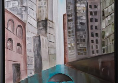 SINKING IN THE RAIN - MASSIMO ALBERTO - PITTURA